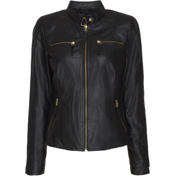 NOTYZ SKINDJAKKE BIKER WITH COLLAR