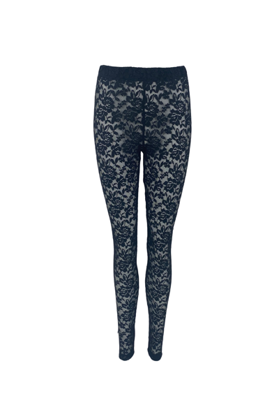 BLACK COLOUR LEGGING ELOISE LACE