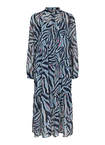 LS-MAGGIE KJOLE BLUE ZEBRA