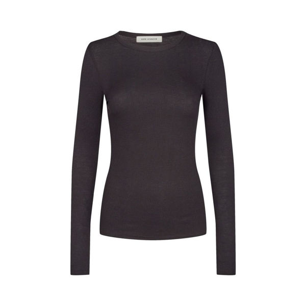 SOFIE SCHNOOR T-SHRIT LONG SLEEVE BLACK