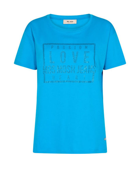 MOS MOSH T-SHIRT CIARA GLAM BLUE ASTER