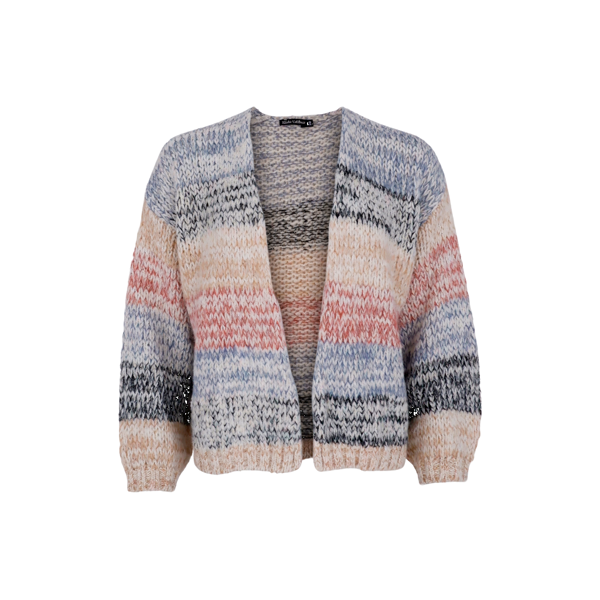 BCHAZEL STRIPED CARDIGAN NATURAL