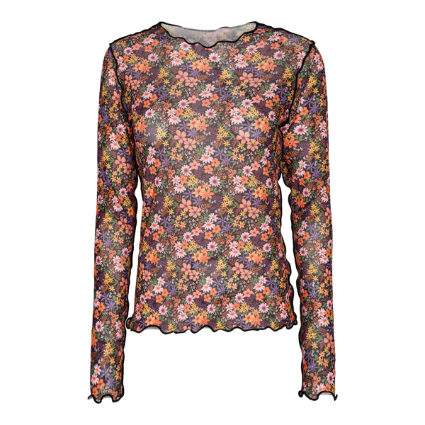 LIBERTE MESH BLACK ORANGE FLOWER