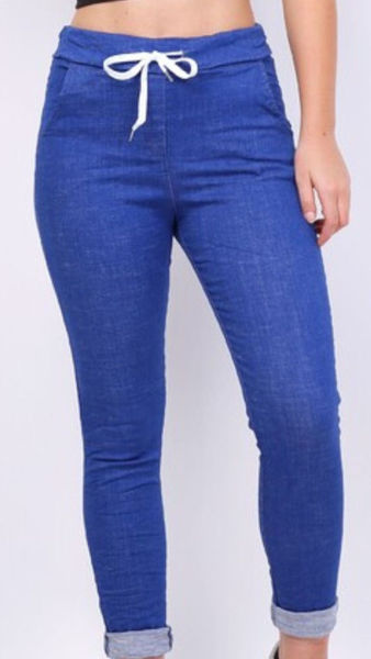 BY PARIS BLÅ JOG JEANS