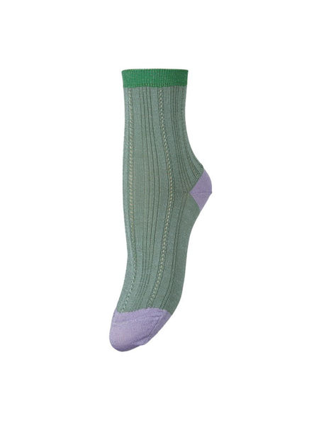 BECK SØNDERGAARD Glitter Drake Block Sock green