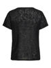 OBJECT T-SHIRT OBJTESSI SLUB BLACK