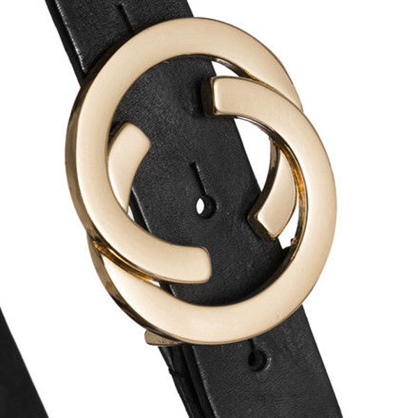 DEPECHE BÆLTE 14196 BLACK/GOLD