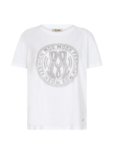 MOS MOSH HOLI TEE WHITE