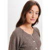 NOTYZ CARDIGAN CASHMERE BROWN MELANGE