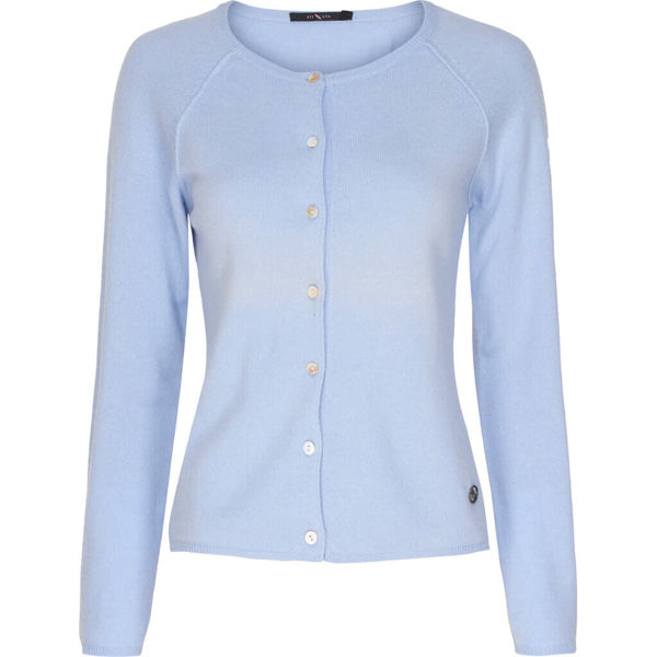 NOTYZ CARDIGAN CASHMERE LIGHT BLUE