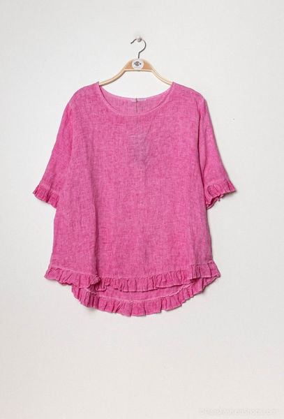 BY PARIS SKJORTE M/FLÆS PINK