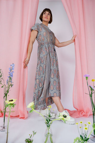 BCLUNA MAE SS DRESS GREY