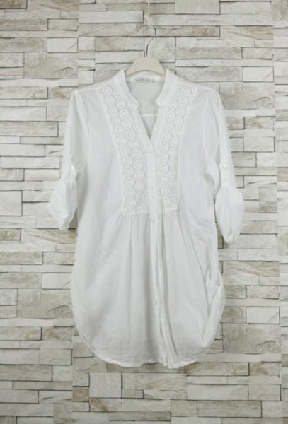 BP SHIRT M/FLÆS WHITE