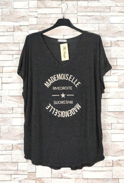 BP TEE V/NECK BLACK