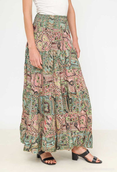 BP LONG SKIRT MULTICOLOR