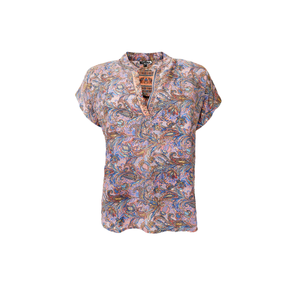 BLACK COLOUR TOP LUNA ANDREA BLUSH TROPIC