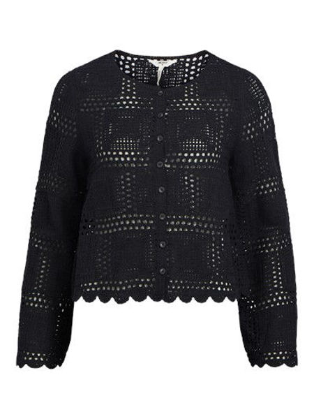 OBJORELLA CARDIGAN BLACK