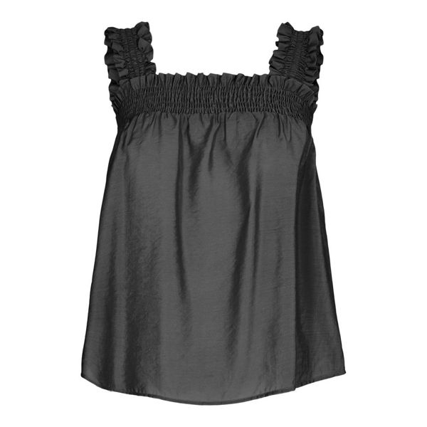 CO'COUTURE CALLUM SMOCK TOP BLACK