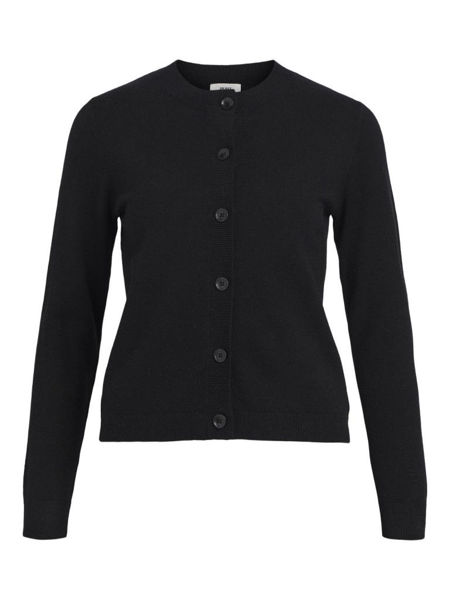 OBJECT CARDIGAN OBJTHESS SHORT BLACK