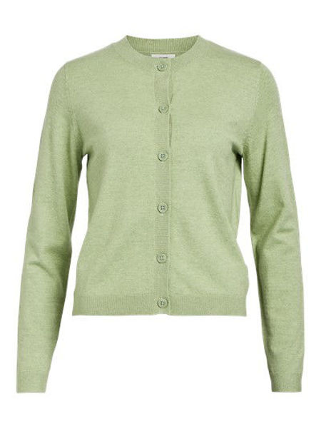OBJECT CARDIGAN OBJTHESS SHORT FAIR GREEN