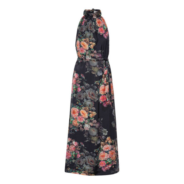 KARMAMIA KJOLE EMMELIE DAISY NOIR TEA ROSE