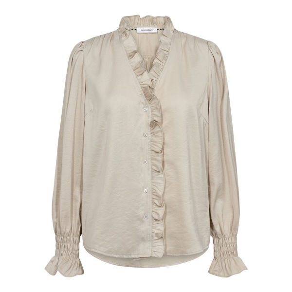 CO'COUTURE SKJORTE RAVEN FRILL BONE