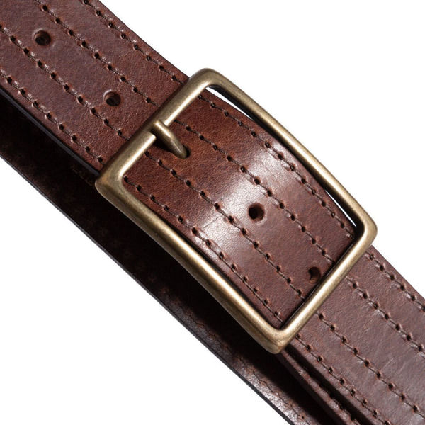 DEPECHE Jeans belt Soft oil BROWN