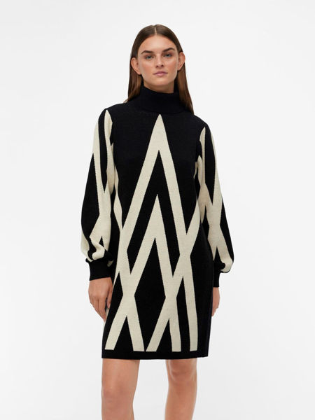 OBJECT KJOLE OBJRAY ROLLNECK BLACK
