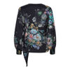 KARMAMIA BLUSE INES DAISY NOIR WILDFLOWER