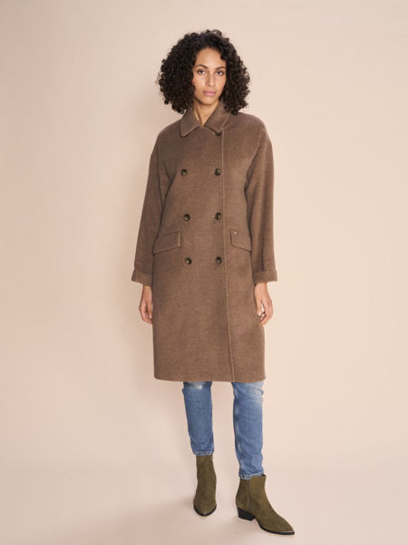 MMVENICE WOOL COAT TAN