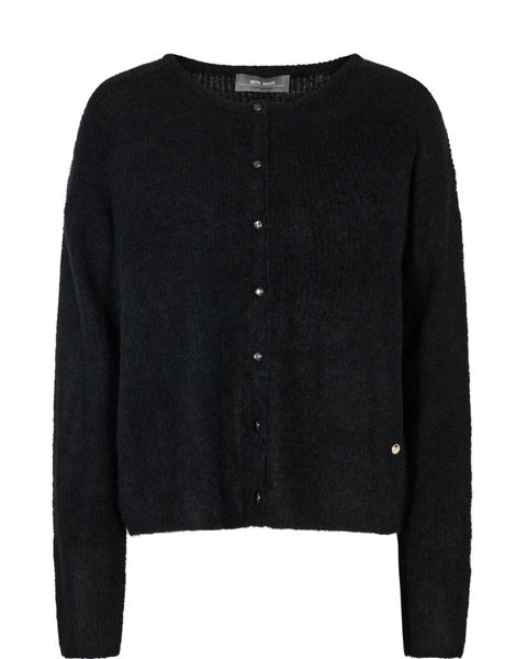 MOS MOSH CARDIGAN ALMINE BLACK