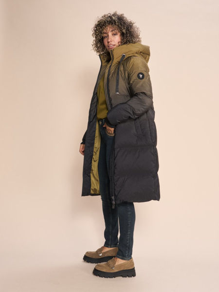 MOS MOSH JAKKE NOVA DIP DYE DOWN FIR GREEN
