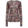 LIBERTE MESH TOP NAVY RED ROSE