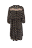 BCLUNA SH BOHO DRESS BLACK PINE