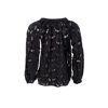 BCNELLY FLOWER BLOUSE BLACK