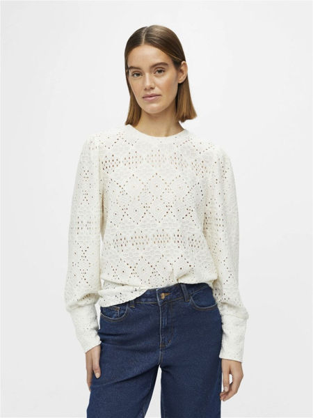 OBJECT BLUSE OBJFEODORA HVID