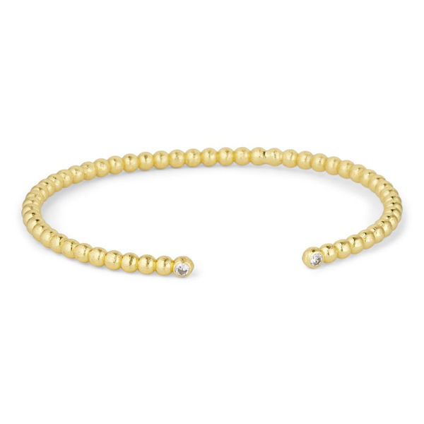 PURE BY NAT ARMRING M. ZIRKONER GULD