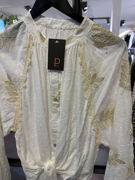 BY PARIS SKJORTE GULD FJER