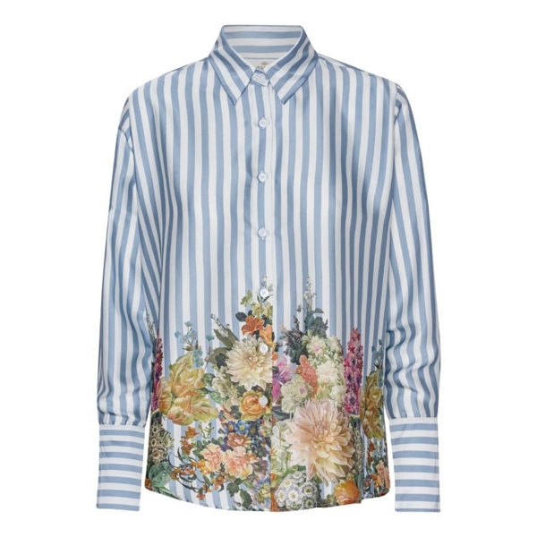 KARMAMIA JOSPH SKJORTE FLORAL STRIPE