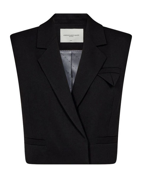 COPENHAGEN MUSE VEST TAILOR BLACK