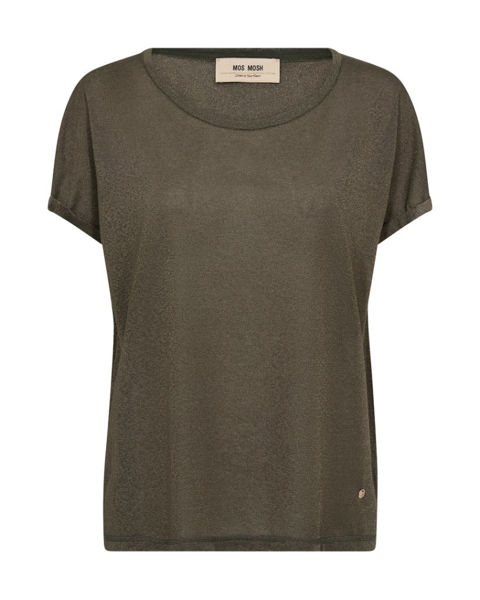 MOS MOSH T-SHIRT KAY DUSTY OLIVE