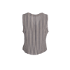 BLACK COLOUR VEST MELINA BEIGE