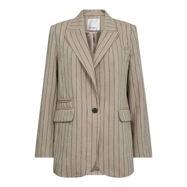 CO'COUTURE BLAZER LINEN PIN SINGLE SAND