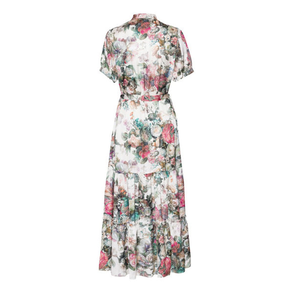 KARMAMIA EVE DRESS - DAISY NOIR TEA ROSE