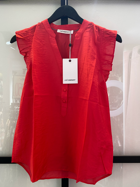 CO'COUTURE TOP CALLUM FRILL MARGHERITA