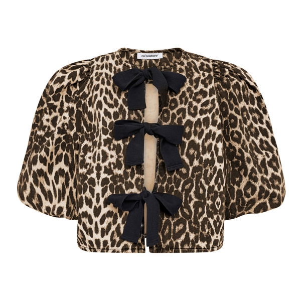 COCO LEO BOW BLOUSE KHAKI