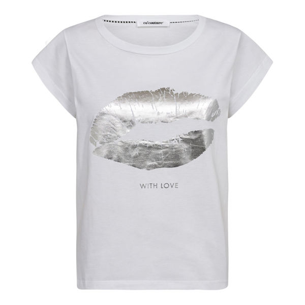 COCO THE KISS TOP WHITE