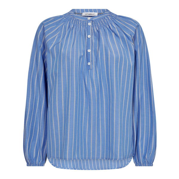 CO'COUTURE BLUSE SAMRA STRIPE SKY BLUE