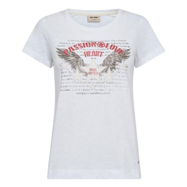 MOS MOSH ZIBBY T-SHIRT WHITE
