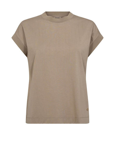 MMMERA O-NECK TEE S TAN